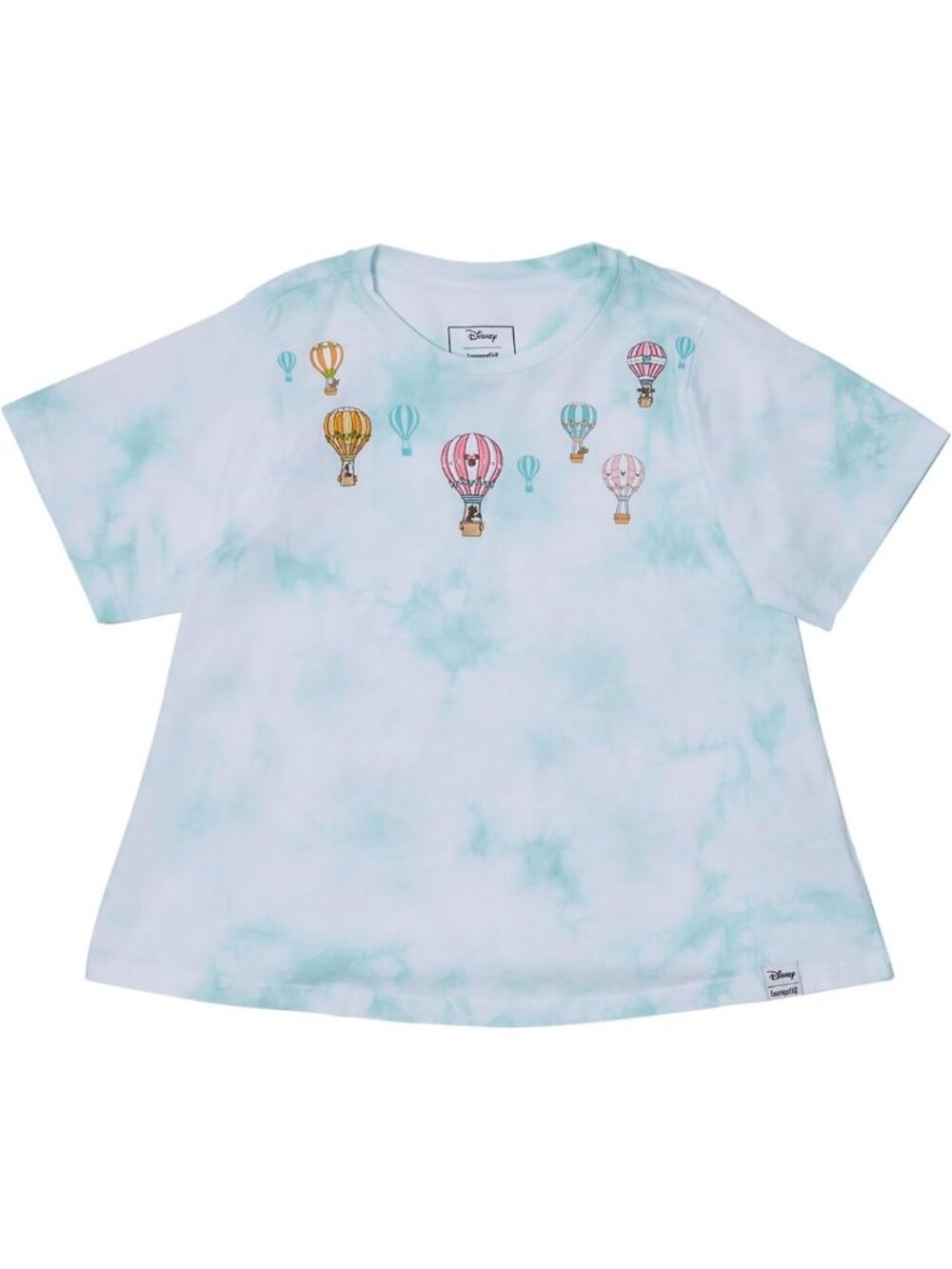Mickey & Friends Balloon Swing Graphic Tee - Cute Casual Top for Disney Lovers